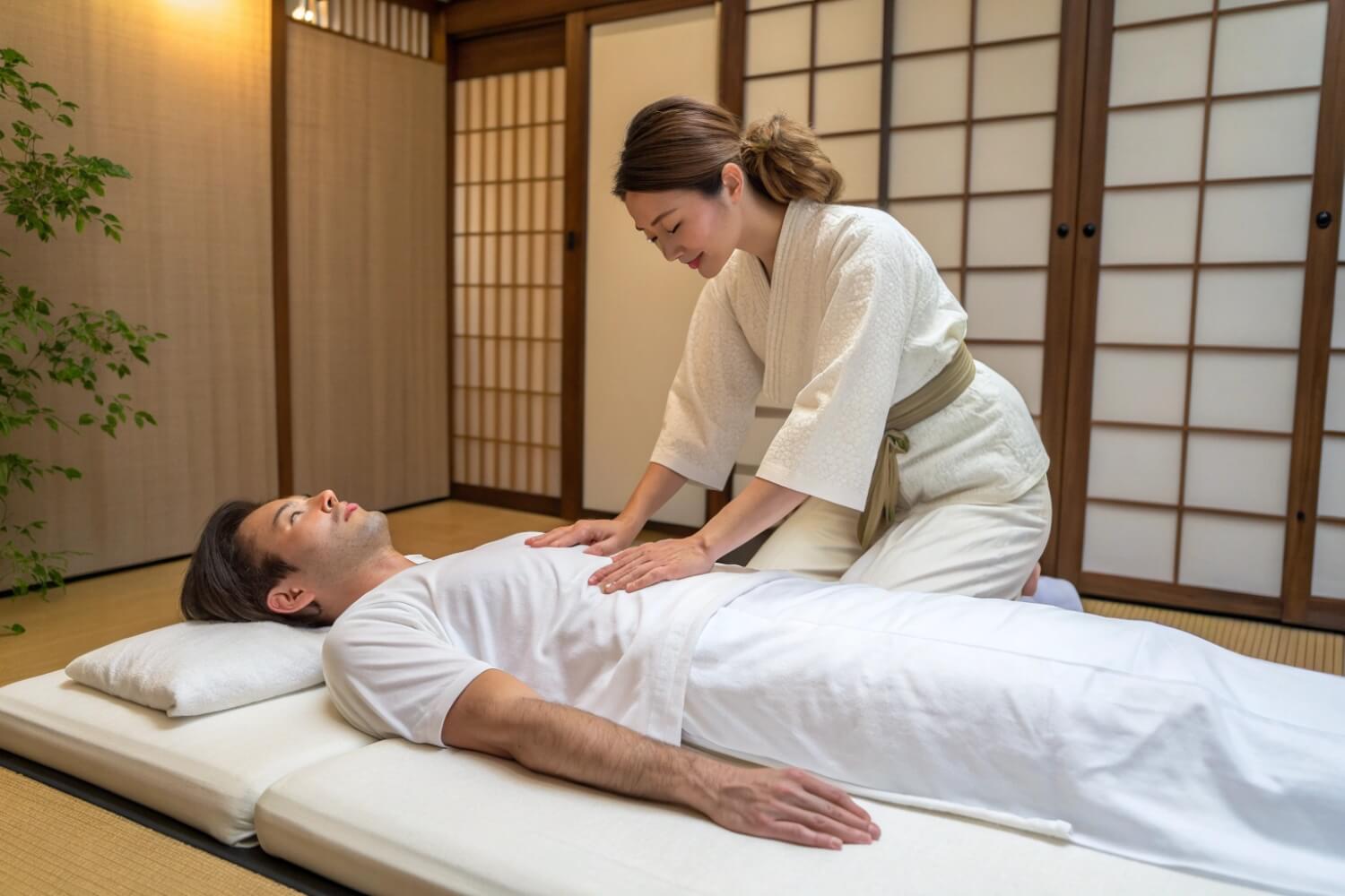 как делается японский массаж
